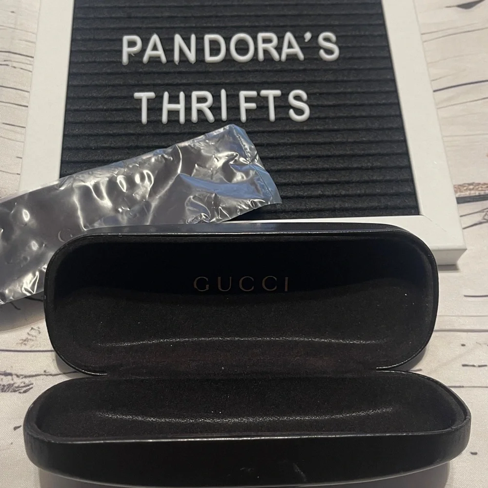 Gucci Black Eyewear Case preowned